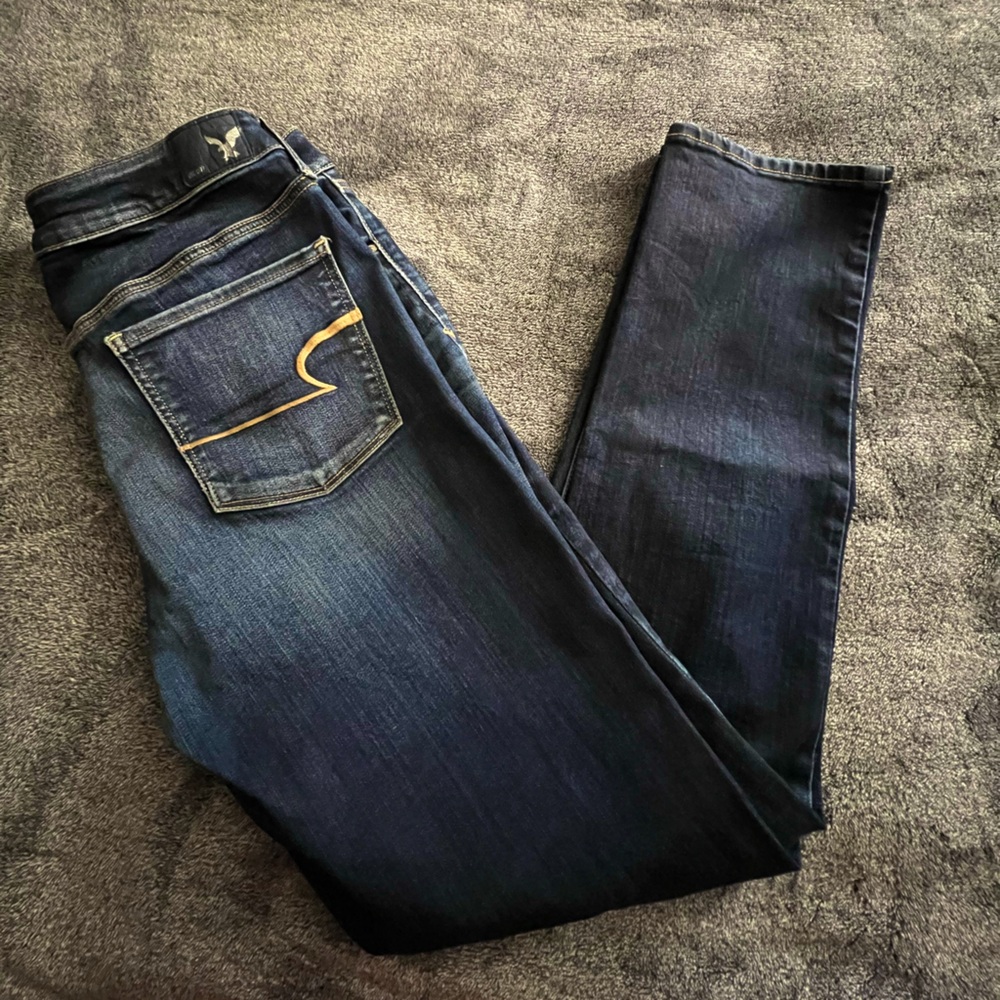 American Eagle Outfitters Dark wash jeans size 12